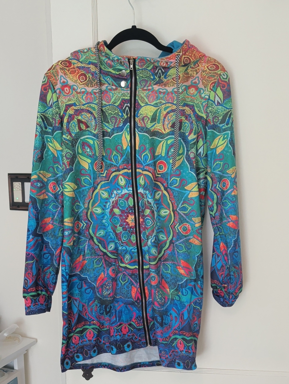 Long Zip Up Hoodie